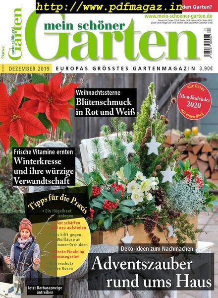 Mein schOner Garten – Dezember 2019 Cover