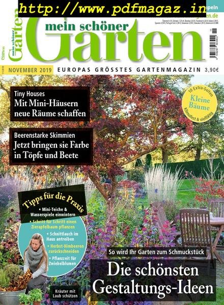 Mein schOner Garten – November 2019 Cover