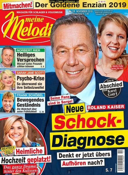 Meine Melodie – 17 Oktober 2019 Cover