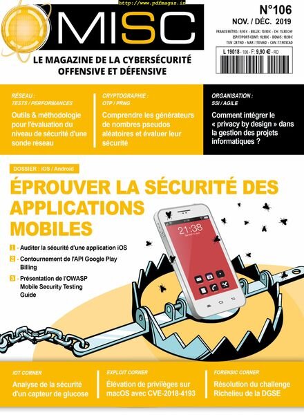 Misc France – Novembre-Decembre 2019 Cover