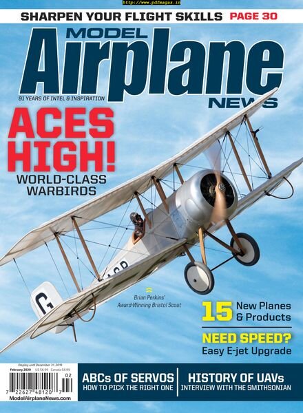 Model Airplane News – February 2020 Cover
