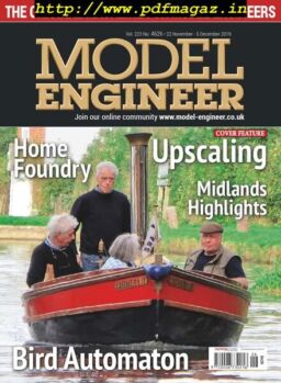 Model Engineer – 22 November 2019