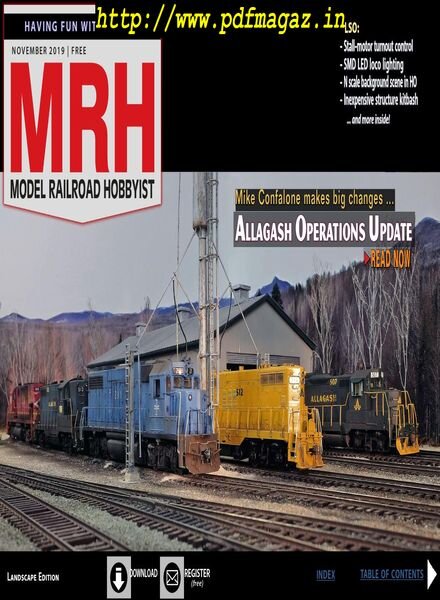 Model Railroad Hobbyist – November 2019 Cover