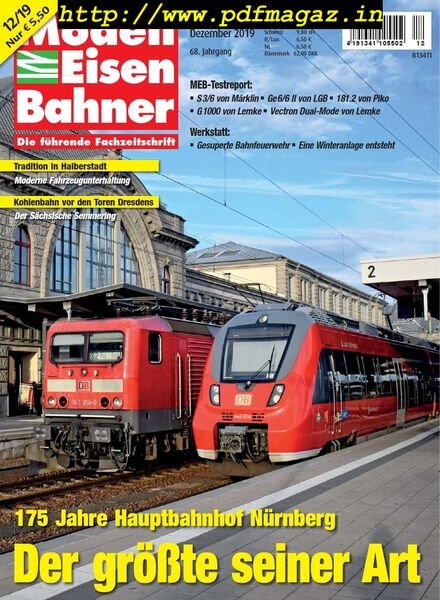 ModellEisenBahner – Dezember 2019 Cover