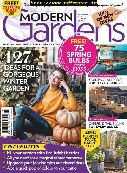 Modern Gardens – November 2019 Cover