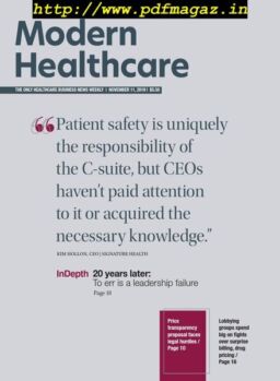 Modern Healthcare – November 11 2019