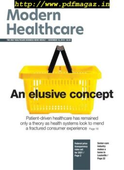 Modern Healthcare – November 18, 2019