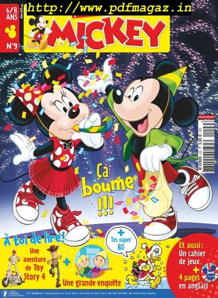 Mon Premier Journal de Mickey – novembre 2019 Cover