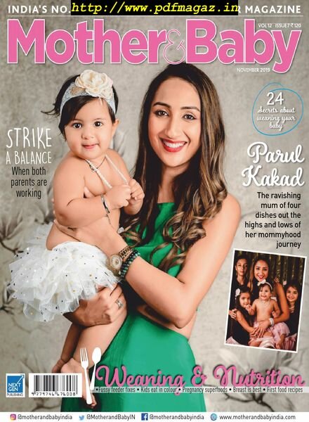 Mother & Baby India – November 2019 Cover
