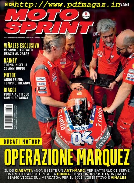 Moto Sprint – 12 Novembre 2019 Cover