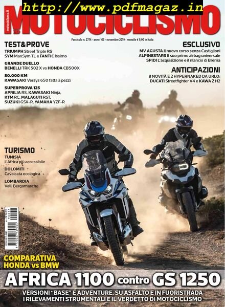 Motociclismo Italia – Novembre 2019 Cover