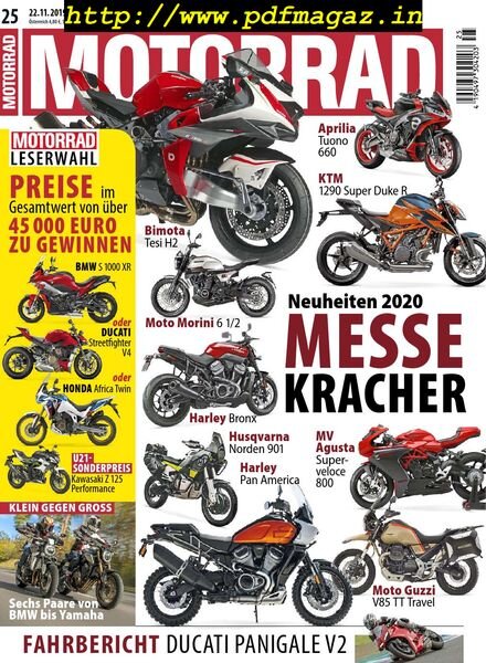 Motorrad – 22 November 2019 Cover