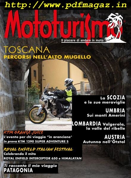 Mototurismo – Settembre-Ottobre 2019 Cover
