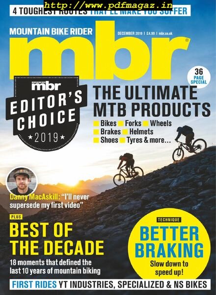 Mountain Bike Rider – December 2019 Cover