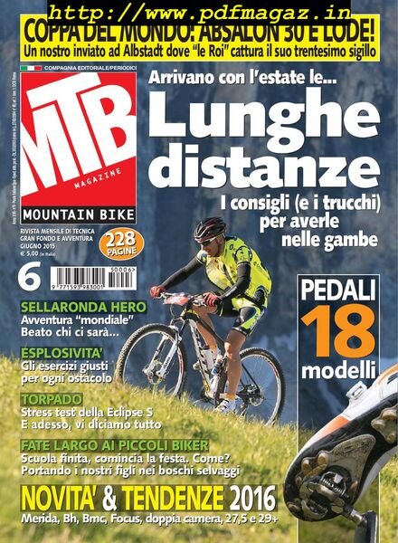 MTB Magazine – Giugno 2015 Cover