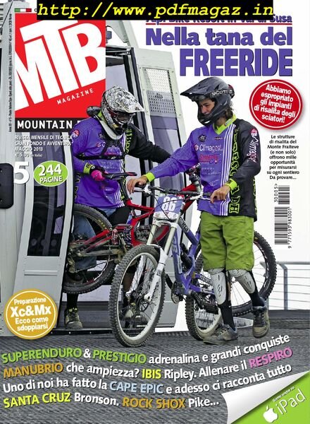 MTB Magazine – Maggio 2013 Cover