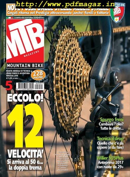 MTB Magazine – Maggio 2016 Cover