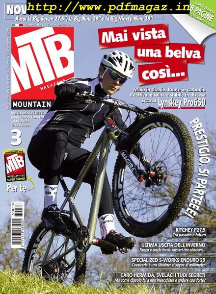 MTB Magazine – Marzo 2013 Cover