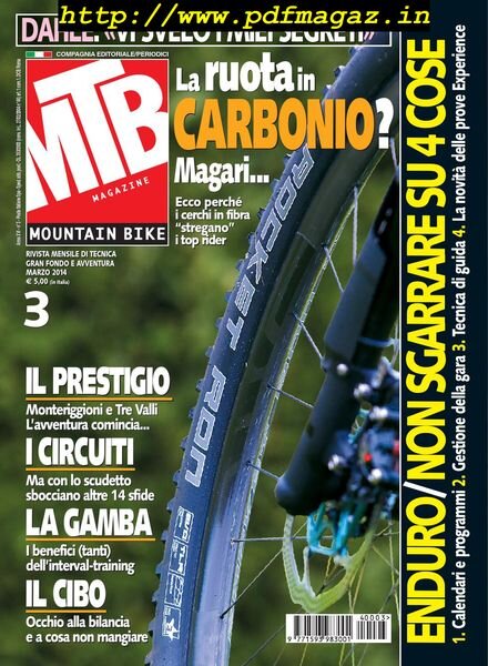 MTB Magazine – Marzo 2014 Cover
