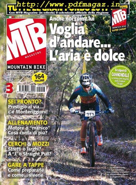 MTB Magazine – Marzo 2017 Cover