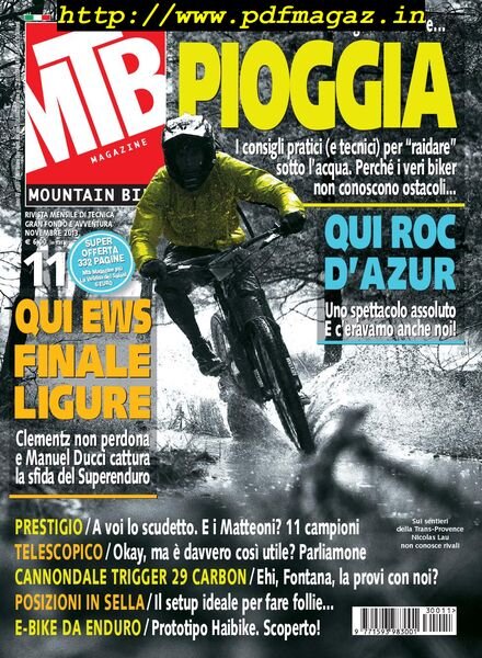 MTB Magazine – Novembre 2013 Cover