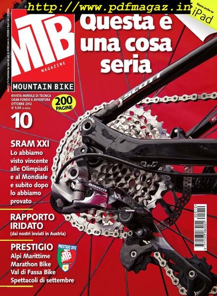MTB Magazine – Ottobre 2012 Cover