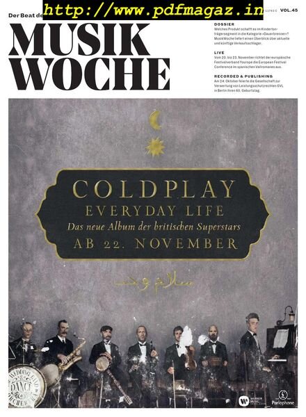 Musikwoche – 4 November 2019 Cover