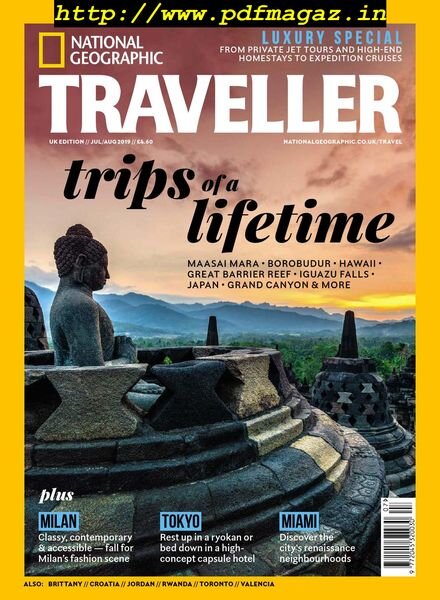 National Geographic Traveller UK – July-August 2019 Cover