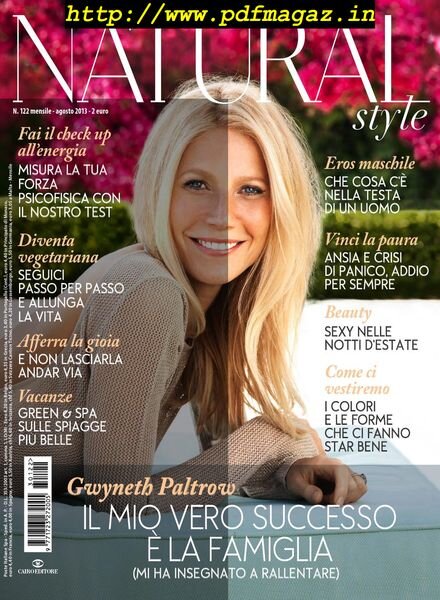 Natural Style – Agosto 2013 Cover