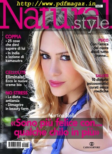 Natural Style – Aprile 2013 Cover