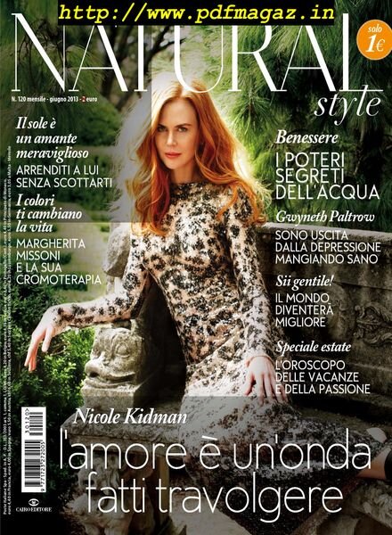 Natural Style – Giugno 2013 Cover