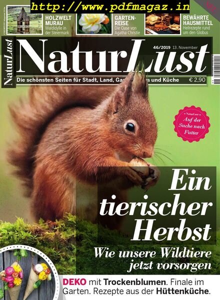 NaturLust – 13 November 2019 Cover