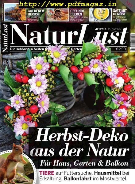 NaturLust – 16 Oktober 2019 Cover