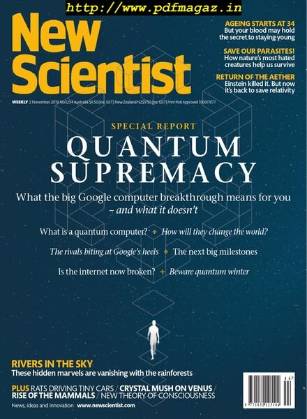 New Scientist Australian Edition – 02 November 2019 Cover