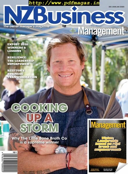 NZBusiness+Management – December 2019 Cover