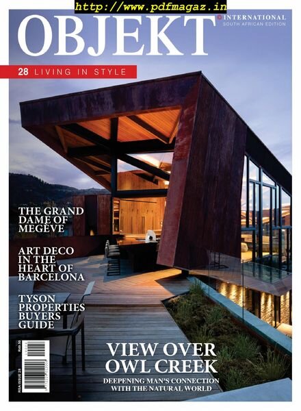 Objekt South Africa – October 2019 Cover