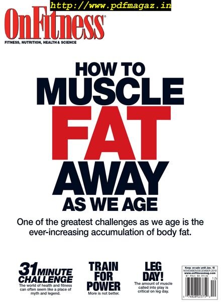 OnFitness – December-January 2019 Cover