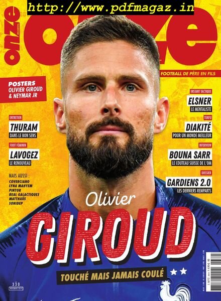 Onze Mondial – novembre 2019 Cover