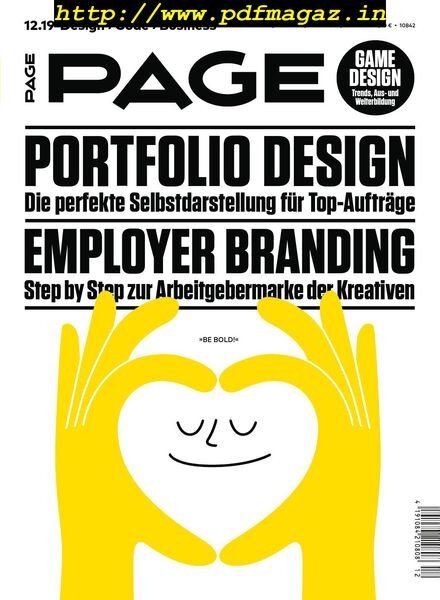 Page – Oktober 2019 Cover