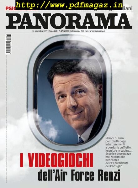 Panorama Italia – 13 Novembre 2019 Cover