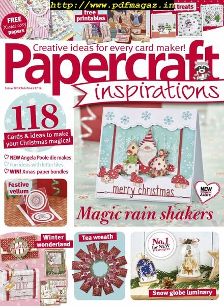 PaperCraft Inspirations – Christmas 2019 Cover