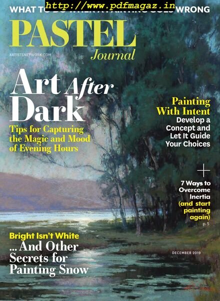 Pastel Journal – November 2019 Cover