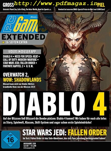 PC Games Germany – Dezember 2019 Cover