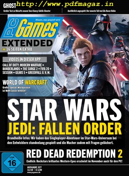 PC Games Germany – November 2019 Cover