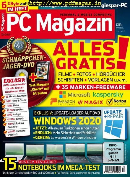 PC Magazin – Dezember 2019 Cover