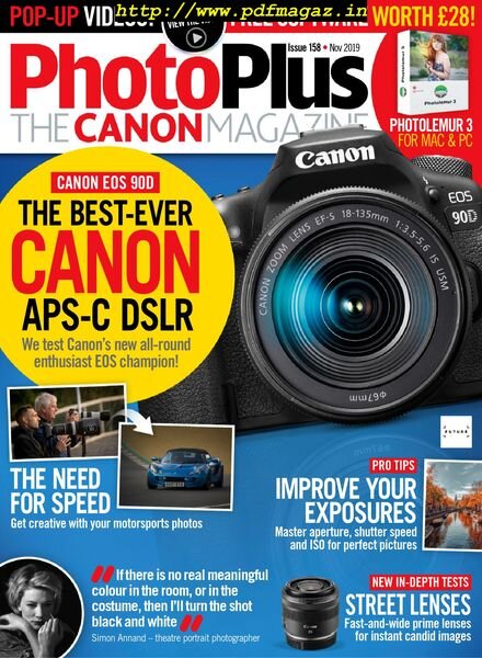 PhotoPlus The Canon Magazine – November 2019 Cover