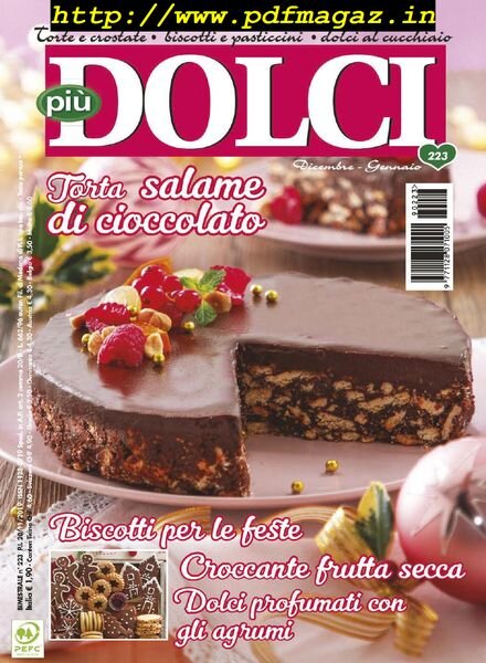 piuDOLCI – Dicembre 2019 – Gennaio 2020 Cover