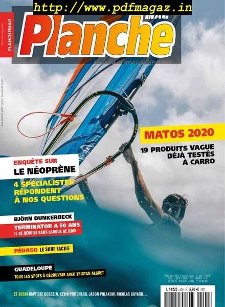 Planchemag – decembre 2019 Cover