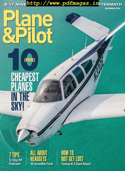 Plane & Pilot – December 2019 Cover