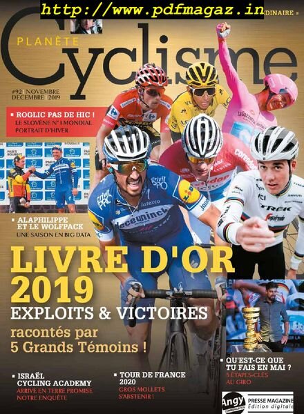 Planete Cyclisme – decembre 2019 Cover